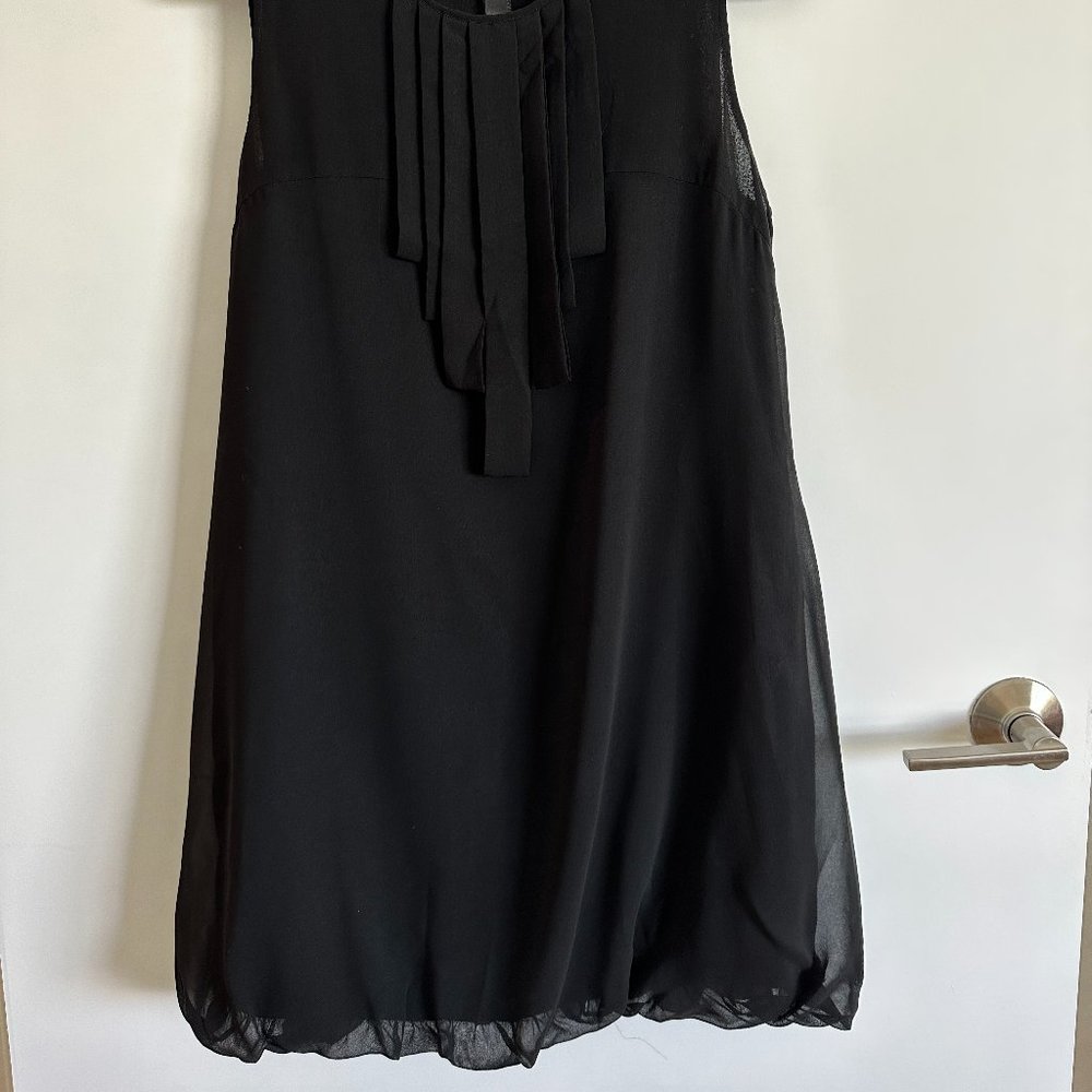 Pepe Jeans Black Bubble Hem Dress Size L